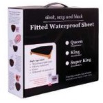 Black Waterproof Sheet Super King